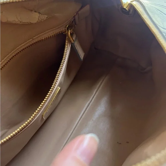 Prada Saffiano Leather Green Bauletto Bag - Picture 13 of 16